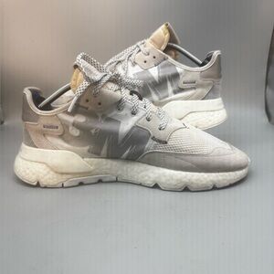 Size 13 - 3M x adidas Nite Jogger Footwear White Mens Shoes